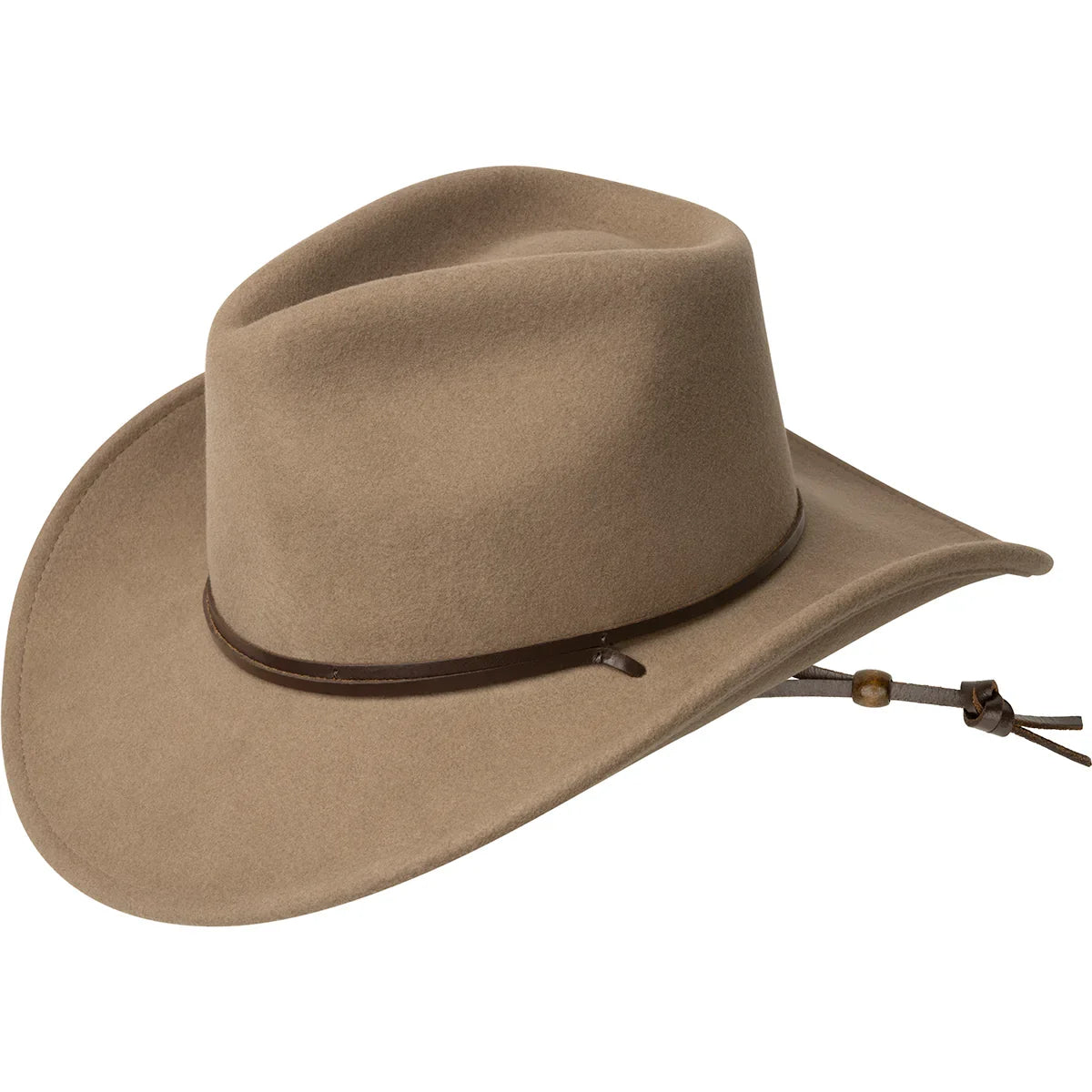 Bailey Joe Eder - Sombrero estilo Outback de fieltro de lana LiteFelt con orejeras