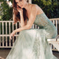 Juliet JT2441S Long Corset Bodice Embellished Sleeveless Mermaid Dress