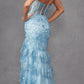 Juliet JT2455K Long Strapless Sweetheart Fitted Sheer Bodice Slit Gown