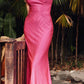 Vestido largo ajustado sin tirantes con escote corazón y detalles de pedrería Juliet JT2472R