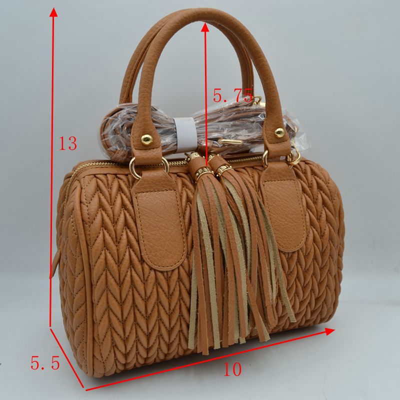 Quilted Chevron Satchel Handbag | Textured Top-Handle Crossbody Purse