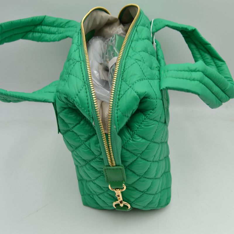 Stylish Diamond-Quilted Puffer Crossbody & Satchel Bag