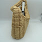 Quilted Puffer Hobo Shoulder Bag with Side Slip Pockets