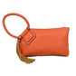 Braided Wristlet Clutch with Tassel Accent
