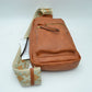 Patterned Strap Sling Bag with Zipper Pockets
