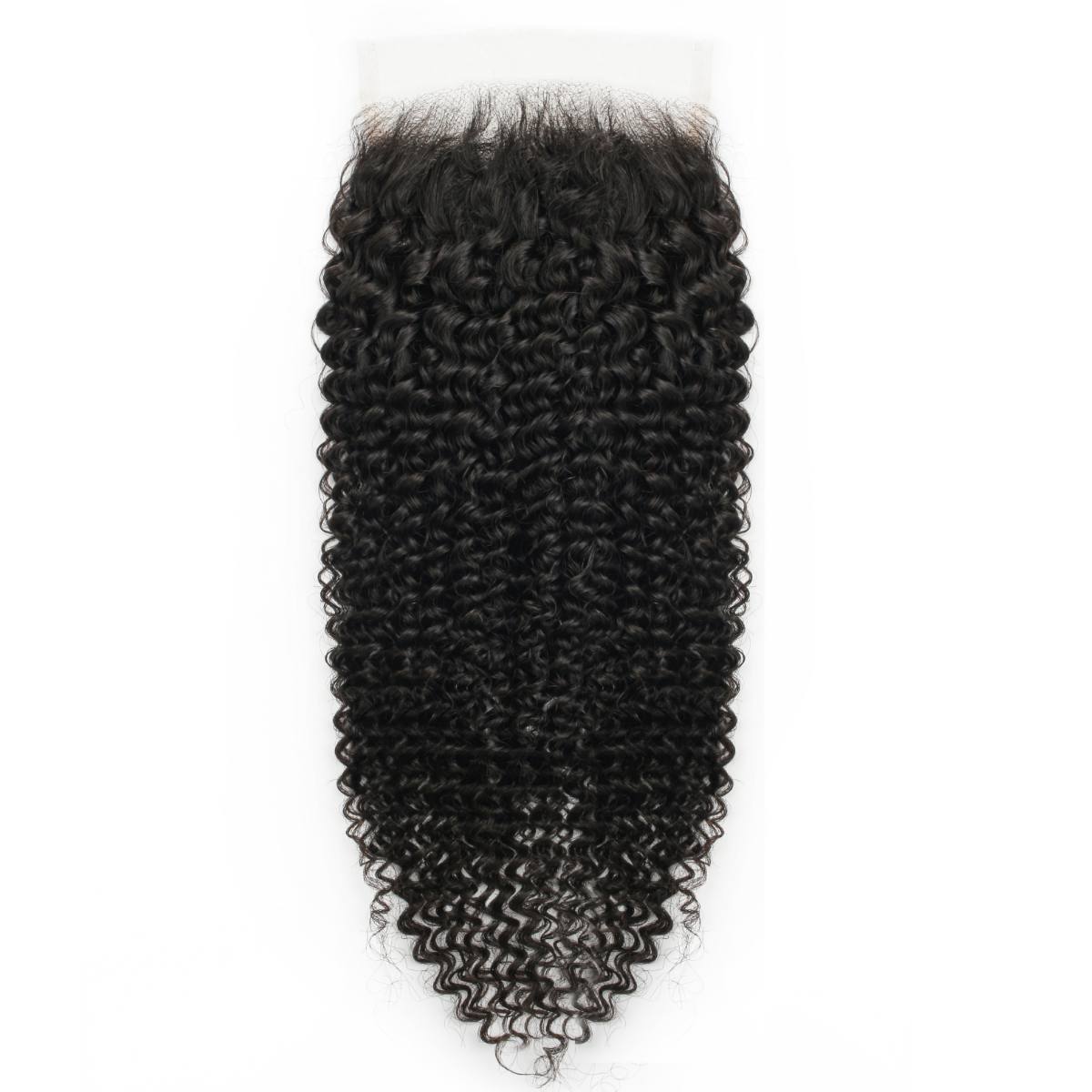 Cierre de encaje HD de cabello humano 5x5 Jerry Curl