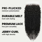 Cierre de encaje HD de cabello humano 5x5 Jerry Curl