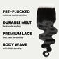 Jet Black Body Wave 5x5 HD Lace Human Hair Closure