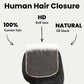 Jet Black Body Wave 6x6 HD Lace Human Hair Closure