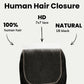 Jet Black Body Wave 7x7 HD Lace Human Hair Closure