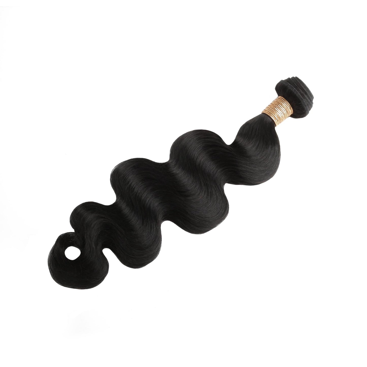 Extensiones de cabello humano 100% de onda corporal negro azabache