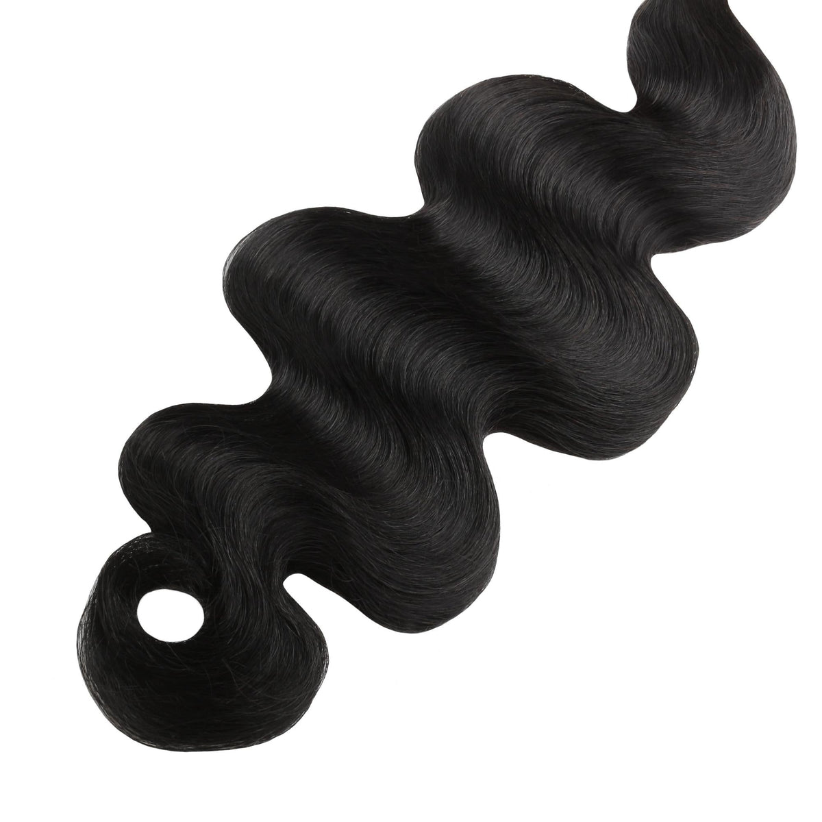 Extensiones de cabello humano 100% de onda corporal negro azabache