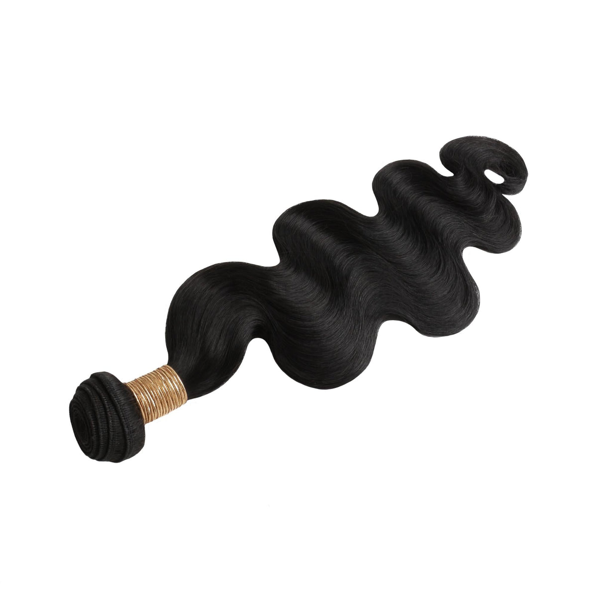 Extensiones de cabello humano 100% de onda corporal negro azabache