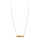 Mardi Gras Fleur de Lis Nola Message Pendant Necklace