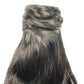 Extensiones de coleta de cabello humano 100% azabache