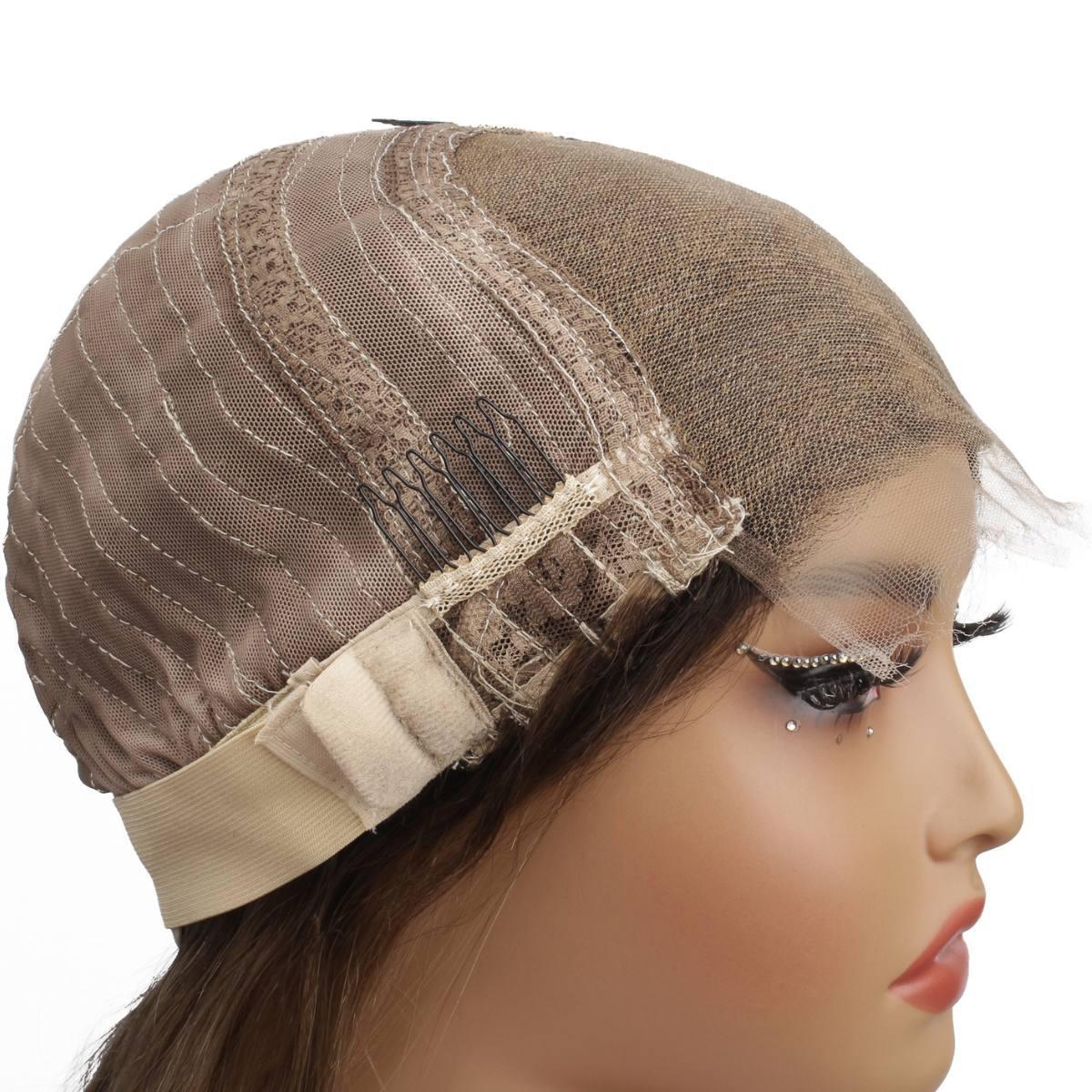 Peluca Cierre de Encaje HD 5x5 sin pegamento Jezebel Natural 100% Cabello Humano Teñido Profesionalmente