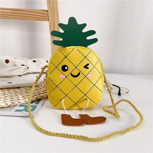 Bolso cruzado para niños, el mejor regalo para niños | Bolso de mano para niñas | Piña