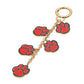 GAME DAY Football Themed Paw Charm Dangle Keychain Bag Charm