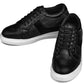 CALTO - K1530 - 3 Inches Taller (Black) - Lightweight Leather Sneakers