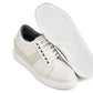 CALTO - K1531 - 3 Inches Taller (Off White) - Lightweight Leather Sneakers