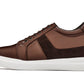 CALTO - K1532 - 3 Inches Taller (Coffee Brown) - Lightweight Leather Sneakers