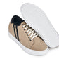 CALTO - K1552 - 2.8 Inches Taller (Taupe) - Lace Up Casual Sneakers