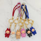 Bling Studded Monster Bunny Figure Phone Strap Keychain Bag Charm