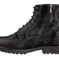 CALTO - K24401 - 3 Inches Taller (Nubuck Black) - Casual Zipper Boots
