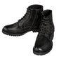 CALTO - K24401 - 3 Inches Taller (Nubuck Black) - Casual Zipper Boots
