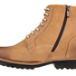 CALTO - K24403 - 3 Inches Taller (Brown) - Casual Zipper Boots