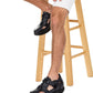 CALTO - K2661 - 3.2 Inches Taller (Black) - Casual Fisherman Sandal