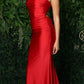 Vestido ajustado largo con tiras en la espalda K488 de Nox Anabel