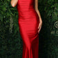 Vestido ajustado largo con tiras en la espalda K488 de Nox Anabel