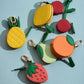 Genuine Leather Strawberry Coin Purse Keychain Bag Charm