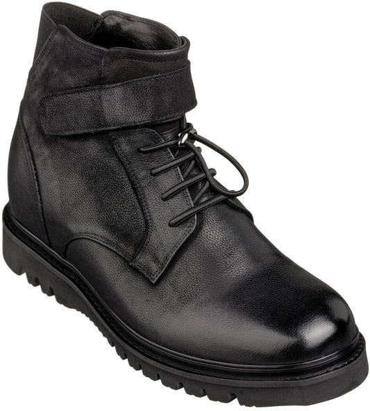 CALTO - K83114 - 3.2 pulgadas más alto (negro) - Botas casuales