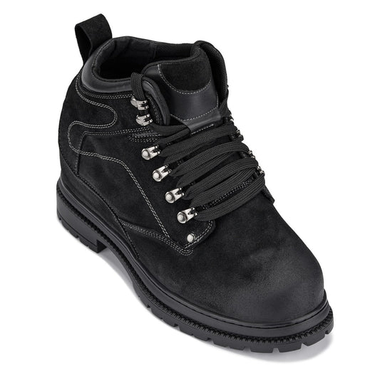Botas CALDEN 5.2" K881802 de Nobuk Negro que Aumentan la Estatura