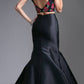 Cinderella Divine KC1737 Two-Piece Gown Embroidered Crop Top