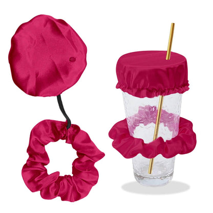 Gomilla Reutilizable Antipunzadas para Bebidas, Taza, Vaso, Gorra, Diadema con Agujero para Pajita para Cubrir Bebidas en Fiestas, Clubes, Discotecas