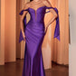 Vestido ajustado de elastano elástico con hombros descubiertos Ladivine KV1120