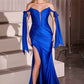Vestido ajustado de elastano elástico con hombros descubiertos Ladivine KV1120