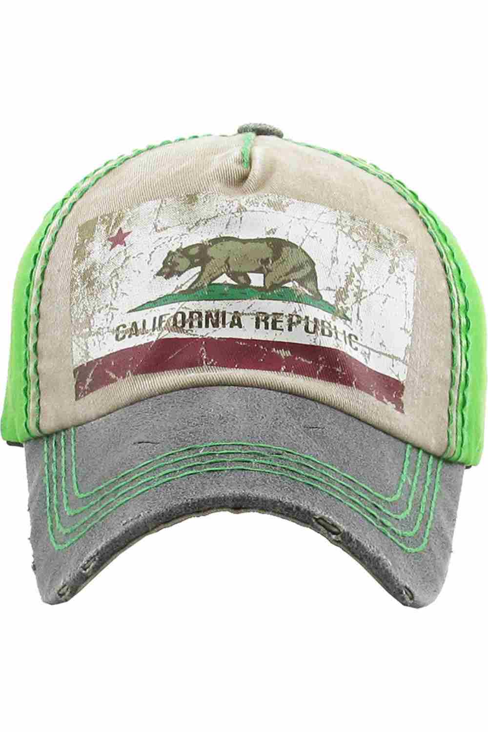 CALIFORNIA REPUBLIC VINTAGE BASEBALL CAP