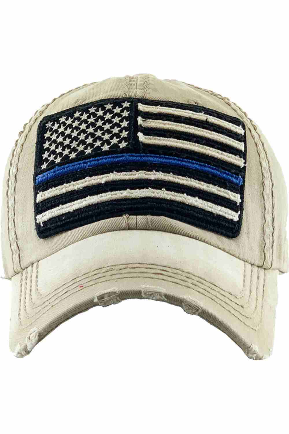 AMERICAN FLAG VINTAGE BASEBALL CAP