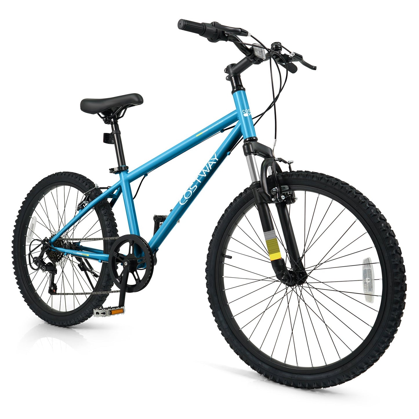 Bicicleta de Montaña para Niños de 20 24 Pulgadas, para Niños y Niñas de 8+ Años, Azul