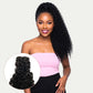 Cola de caballo de cabello humano 100% rizado Kinky