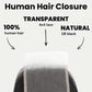 Kinky Curly 4x4 Transparent Lace Human Hair Closure