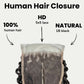 Cierre de Cabello Humano Kinky Curly 5x5 HD Lace