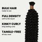 Cabello Para Trenzas Rizado Kinky 100% Humano a Granel