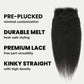 Kinky Straight 5x5 HD Lace Human Hair Closure