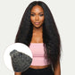 Extensiones de cabello 100% humano, con clip, lisas y crespas