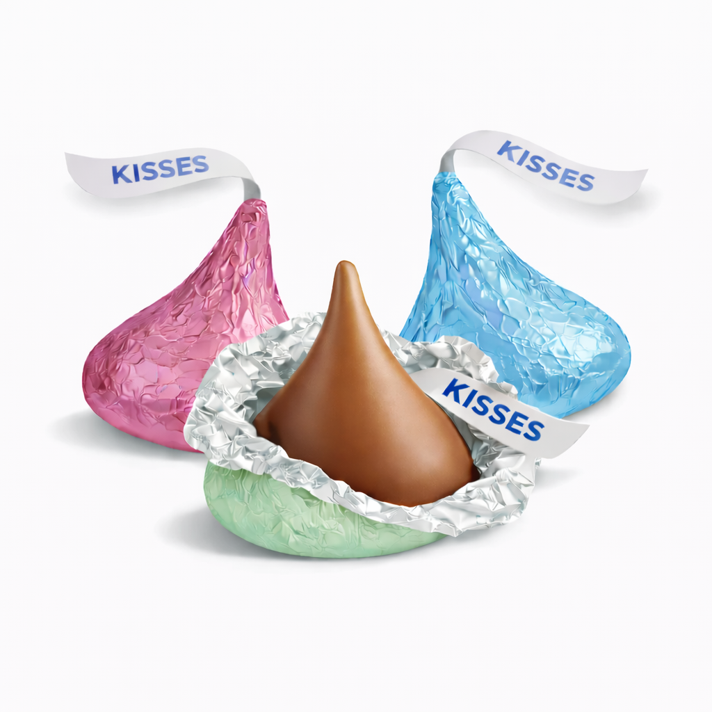 Hershey's Kisses Chocolate con Leche – Papel de Aluminio de Pascua – Bolsa Económica a Granel